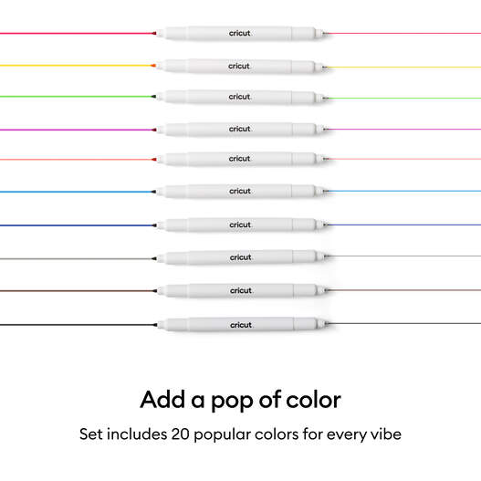 Cricut Joy™ Dual-Sided Markers, Ultimate Set (20 ct)