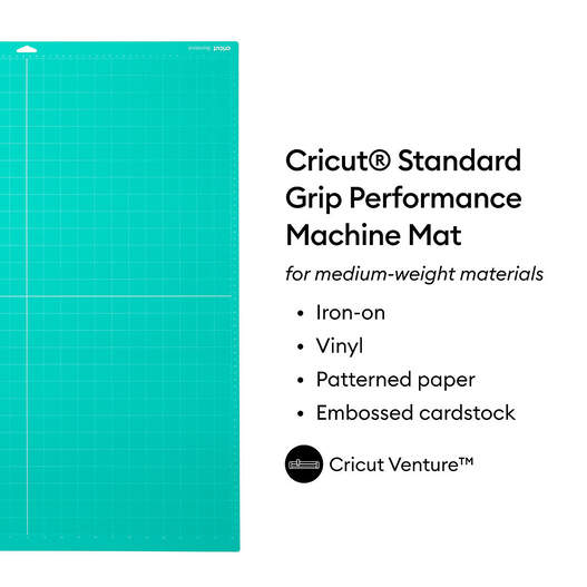 Cricut Standard Grip Machine Mat, 12 x 24 4 Count Pack