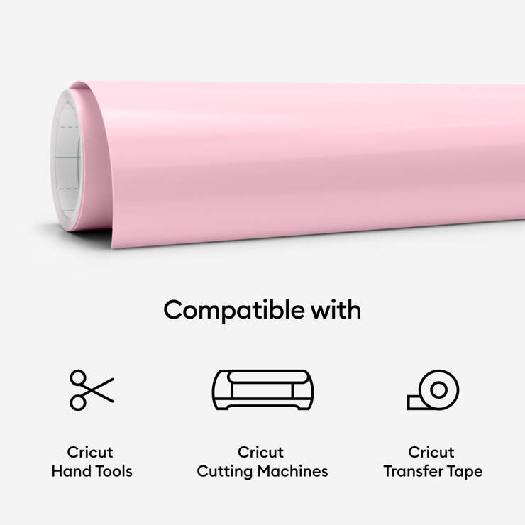 Cold-Activated, Color-Changing Vinyl – Permanent, Light Pink - Magenta