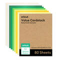 Value Cardstock, Botanicals Sampler - 8.5 in x 11 in (80 ct)