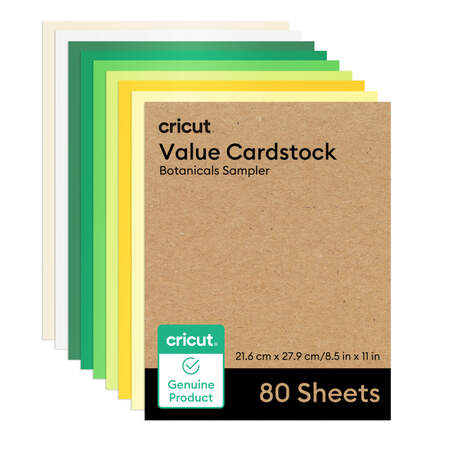 Value Cardstock, Botanicals Sampler - 8.5 in x 11 in (80 ct) Value Cardstock, Botanicals Sampler - 8.5 in x 11 in (80 ct)