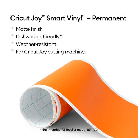 Cricut Joy Permanent Smart Vinyl Orange - BonBlom Online
