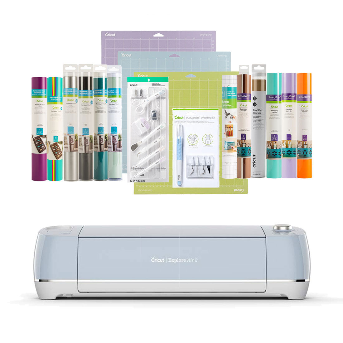 Cricut explore air 2 bundle with heat press discount