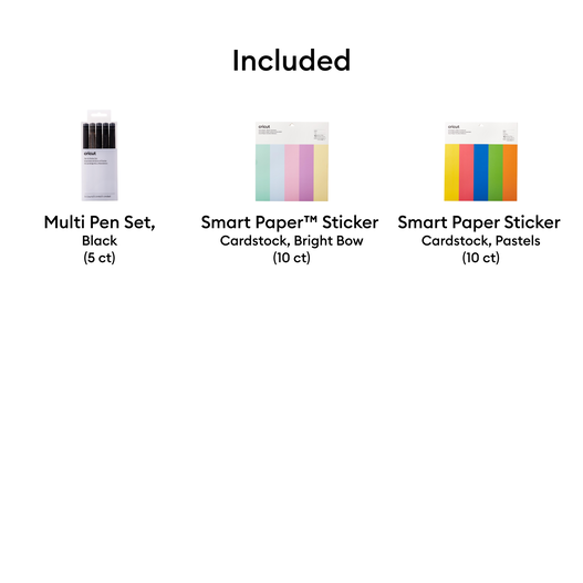 Cricut&reg; Smart Paper&trade; Bright Bow and Pastels with Pens Bundle