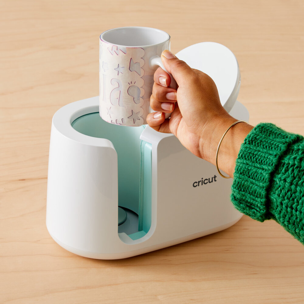 Taza Cricut blanca 15 oz compatible con Cricut Mug Press e Infusible Ink