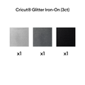 Glitter Iron-On Sampler, Tuxedo
