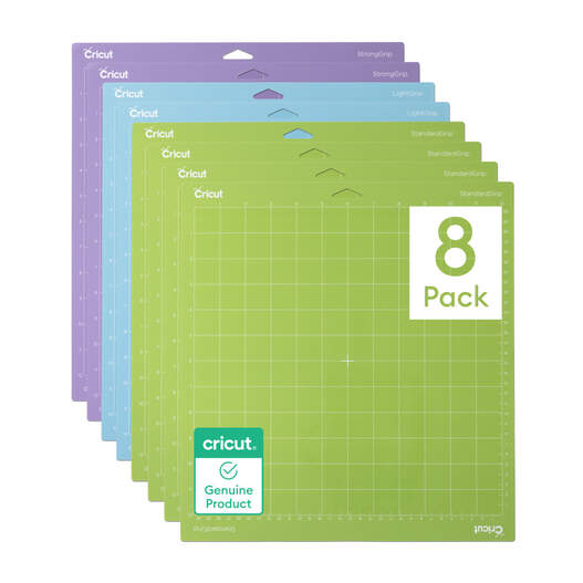 Cricut® Machine Mat Variety Pack - 12 in x 12 in (8 ct)