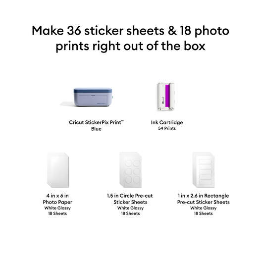 Cricut StickerPix Print&trade; Essential Bundle
