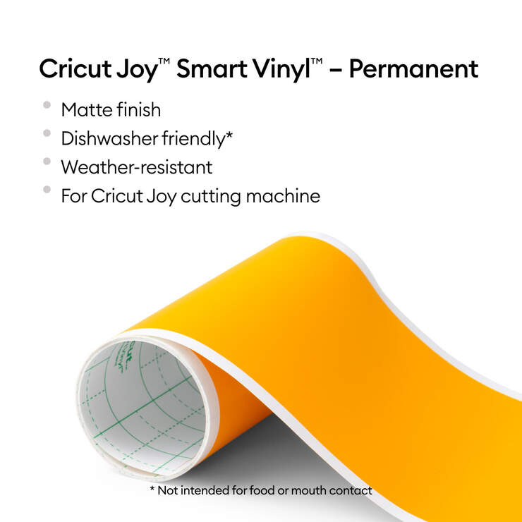 Cricut Joy™ Smart Vinyl™ – Permanent, Maize Yellow