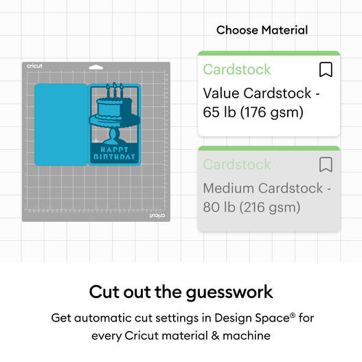 Cricut&reg; Value Cardstock, White - 12 in x 12 in (50 ct)