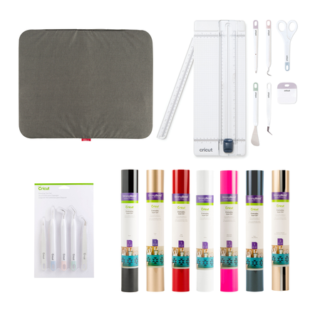 Cricut® EasyPress 12 in x 12 in Accessory & Iron-On Bundle Cricut® EasyPress 12 in x 12 in Accessory & Iron-On Bundle