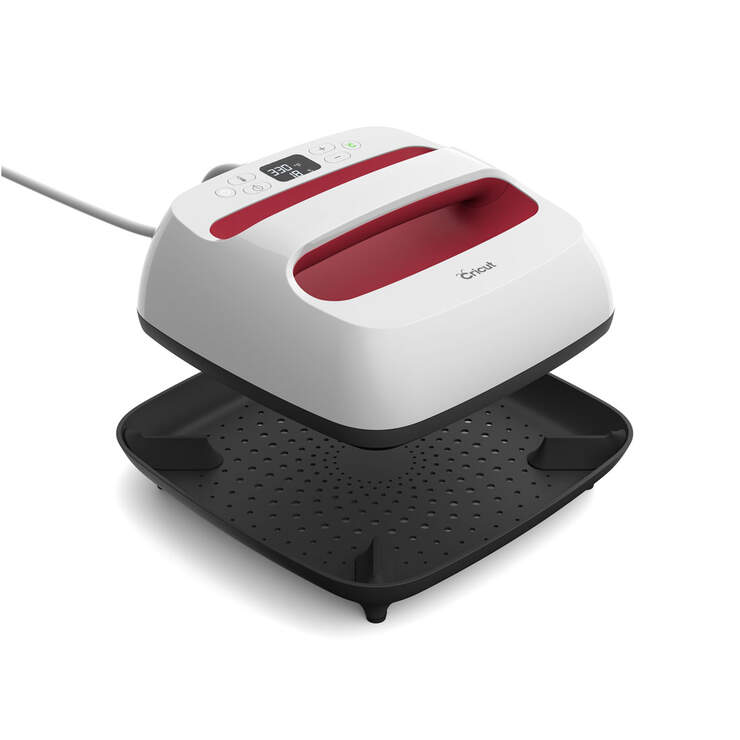 Cricut EasyPress™ 2, Raspberry  - 9" x 9" + Essentials Iron -On Bundle