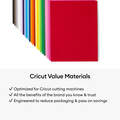Value Cardstock, Rainbow Sampler - 8.5 in x 11 in (125 ct)