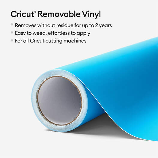 Cricut 5'x25 Venture Smart Removable Vinyl Aqua Blue