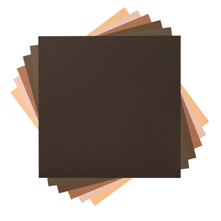 Cardstock Sampler, Brown Tones - 12" x 12" Cardstock Sampler, Brown Tones - 12" x 12"