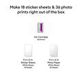 Cricut StickerPix Print&trade; Sticker Sheets, Photo Paper & Ink Cartridge Set (54 Prints)