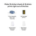 Cricut StickerPix Print + Cut&trade; Essential Bundle