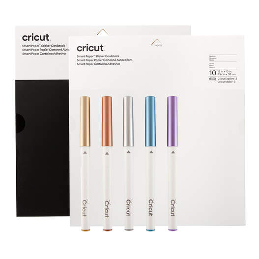 Cricut Smart Paper Sticker Cardstock and Pen Bundle
