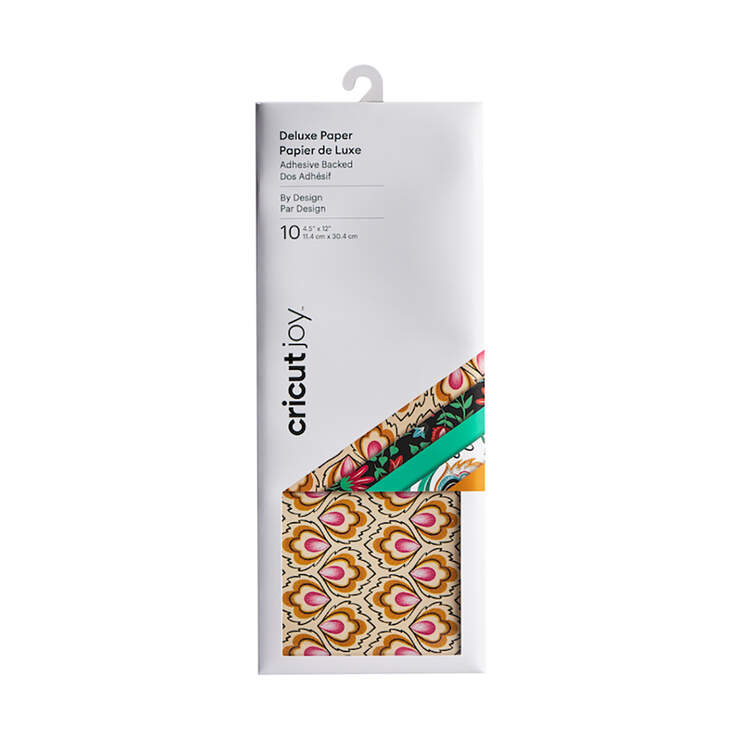 Cricut Joy™ Adhesive-Backed Deluxe Paper, By Design Cricut Joy™ Adhesive-Backed Deluxe Paper, By Design