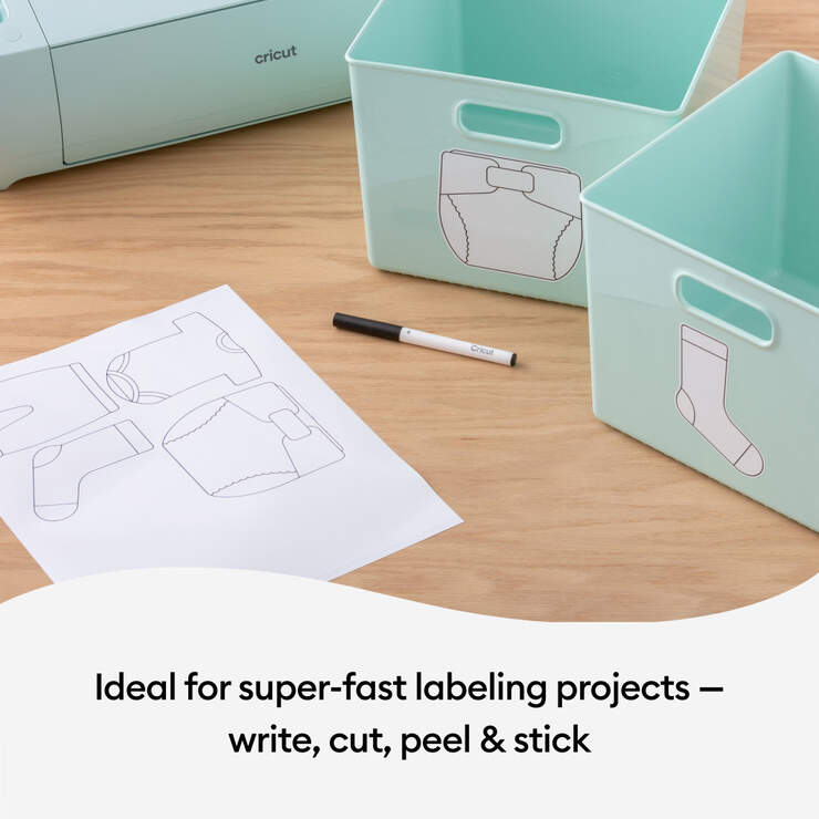 Smart Label™ Writable Vinyl – Removable, White (3 ft)