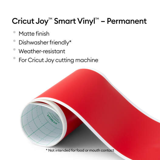 Cricut Joy™ Smart Vinyl™ – Permanent, Red