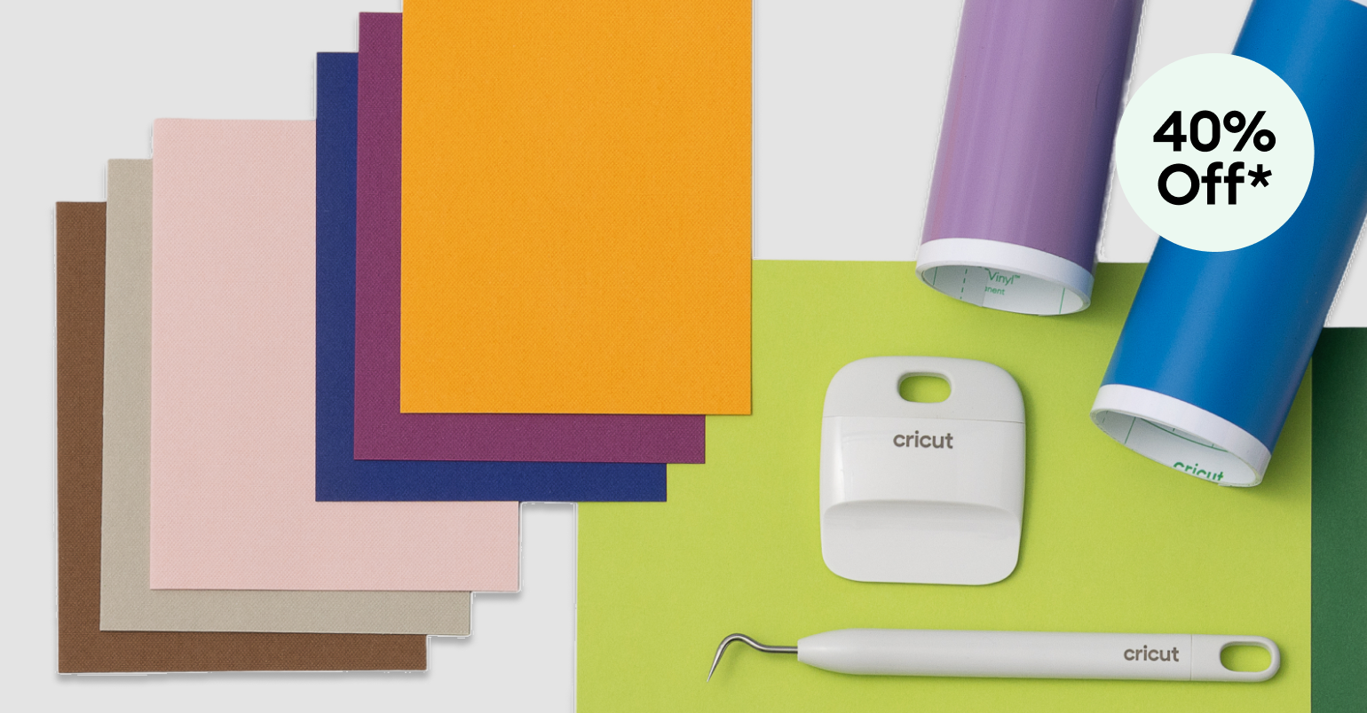 Save 40% on vinyl + paper
