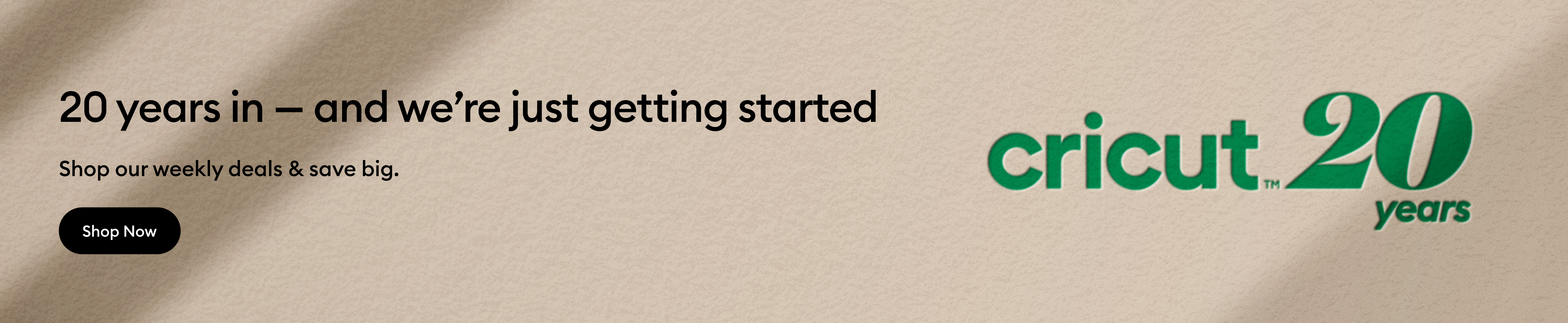 20 years in – and we're just getting started.