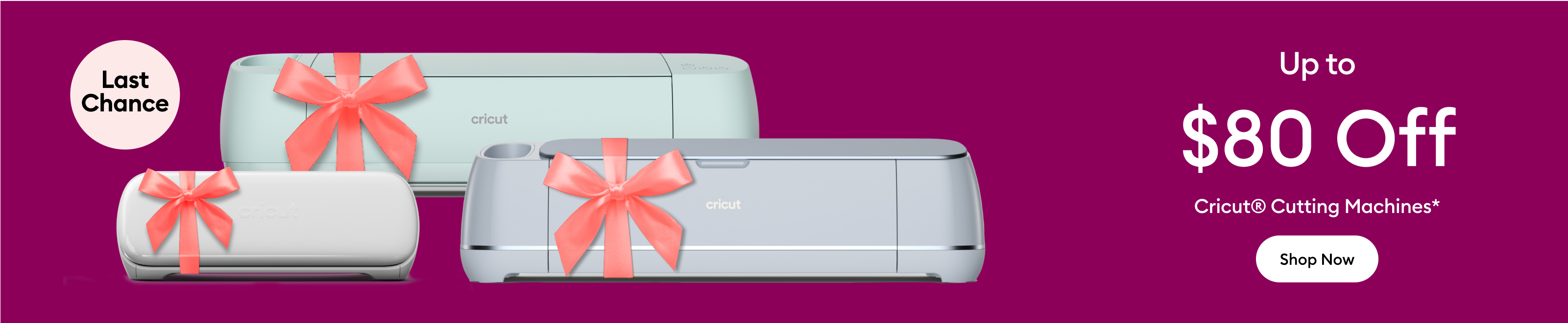 Save up to $80 on cutting machines during our Make Mom's Day Sales Event.!