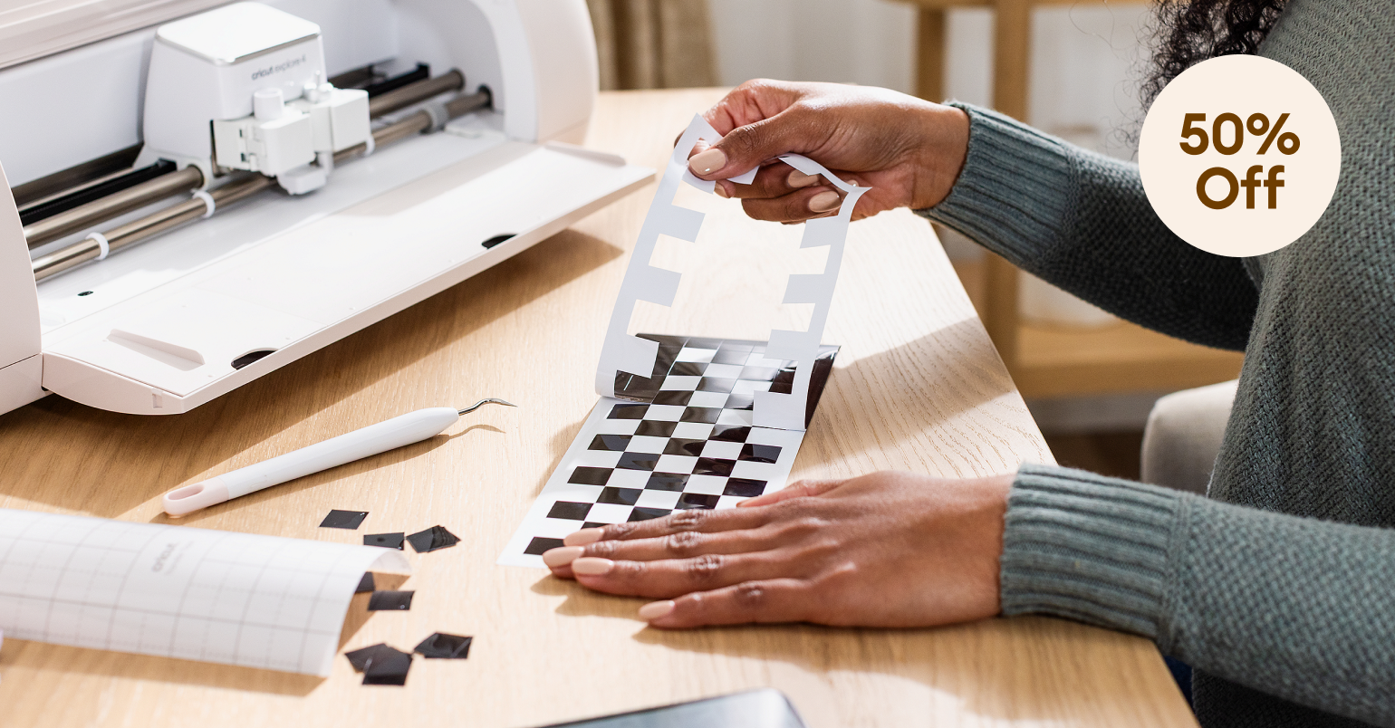 Save 50% on materials & accessories