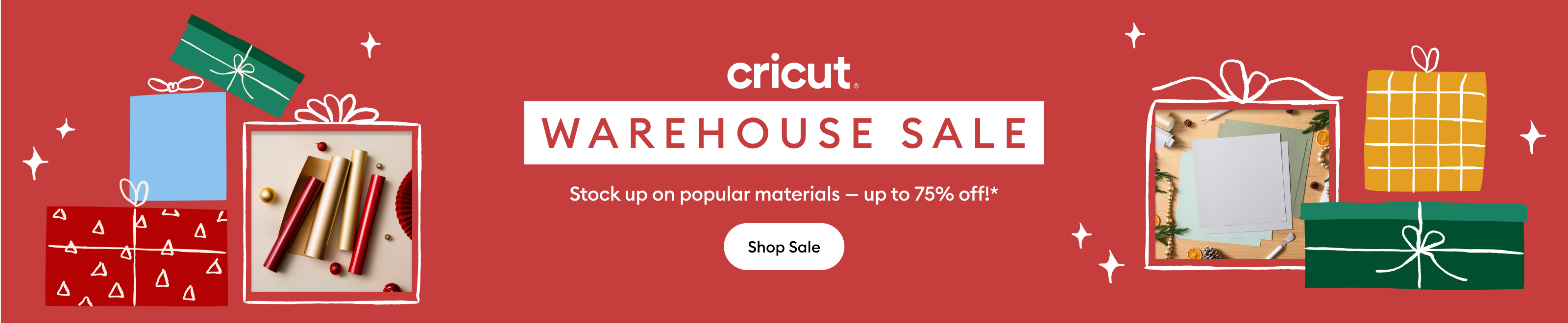 Save up to 75% during our warehouse sale