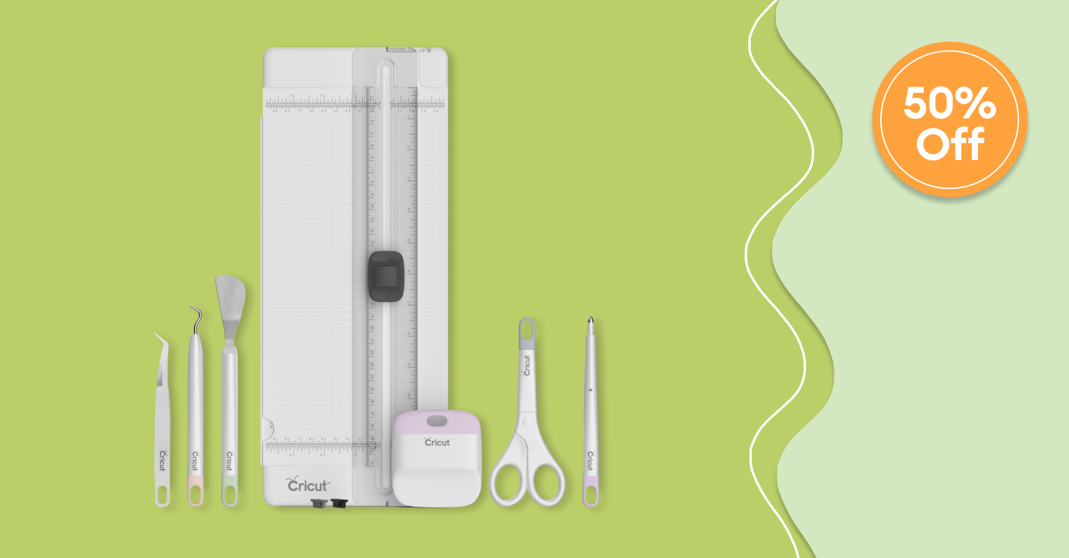 Save 50% on materials & accessories