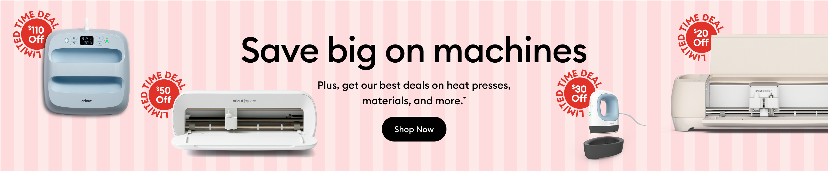 Shop our Christmas in July sale to get our best deals on machines, heat presses, materials, and more*