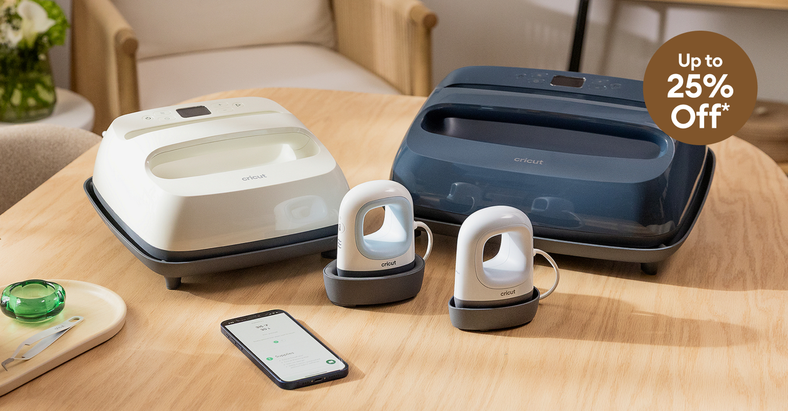Get up to 25% off heat presses
