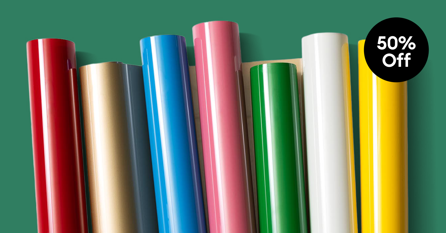 Save 50% on materials & accessories