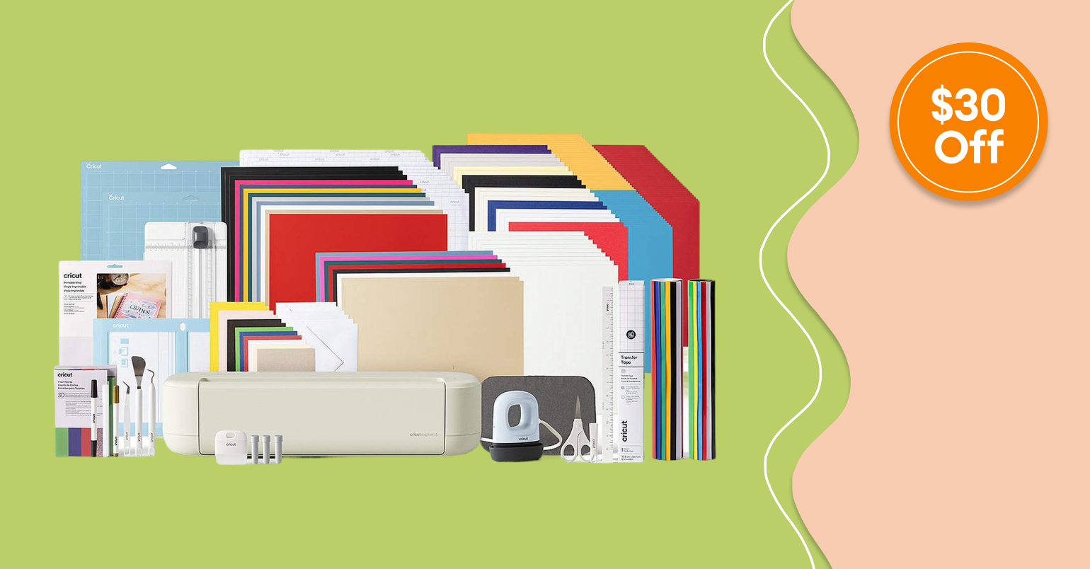Save $30 on the Cricut Explore 5 Ultimate Plus Bundle