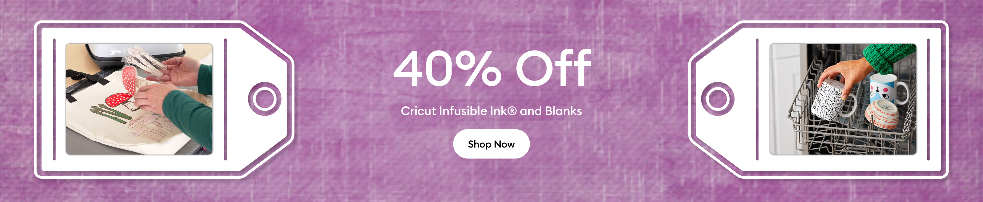 Save 40% on Cricut Infusible Ink*