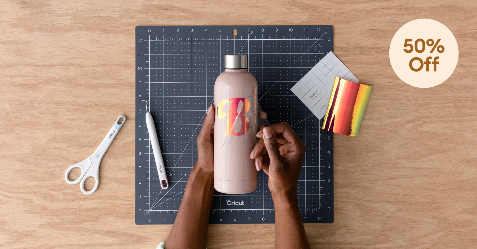 Save 50% on materials & accessories