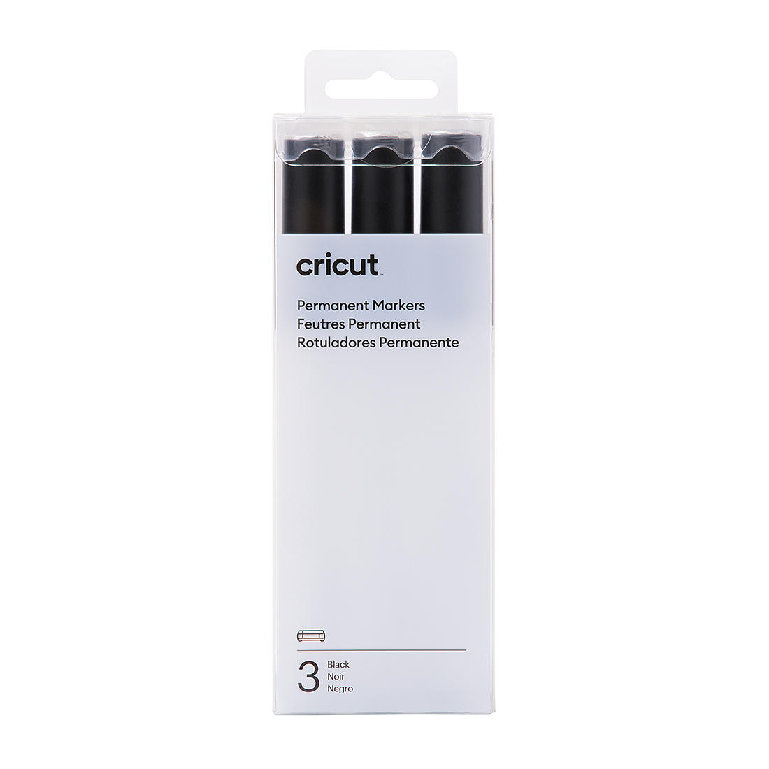 Cricut Black Permanent Markers 2.5 mm - 3-Pack