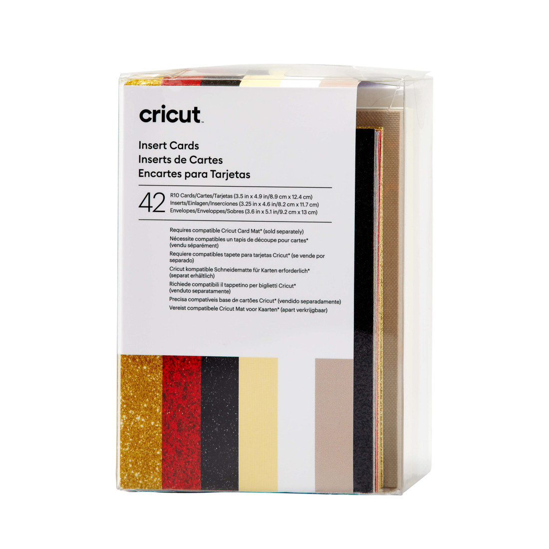 Cricut Joy Insert Cards Bundle Set, Neutrals and Glitz Glam with Glitter  Gel Pens, Medium Point 