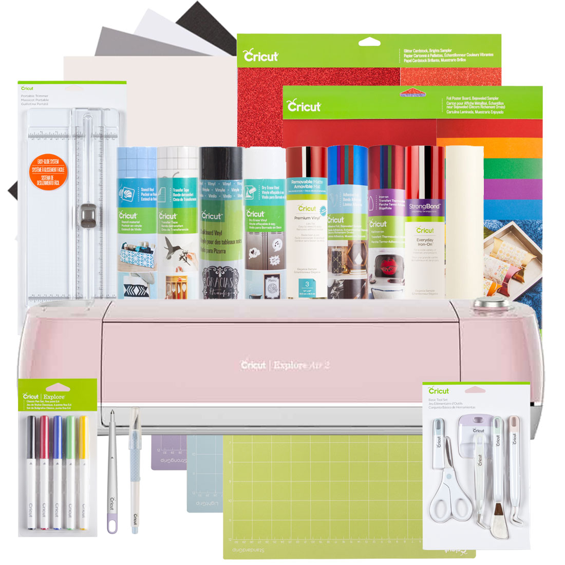 Cricut Explore Air 2 Rose + Everything Bundle