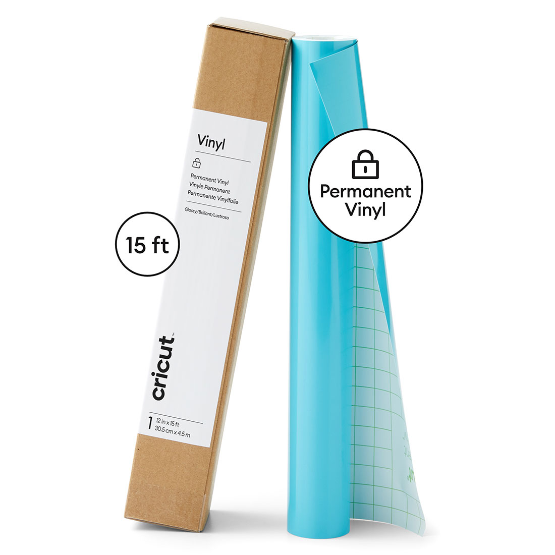 Cricut Value Opstrijkbaar - Paars - 30,5 cm x 1,5 m (1