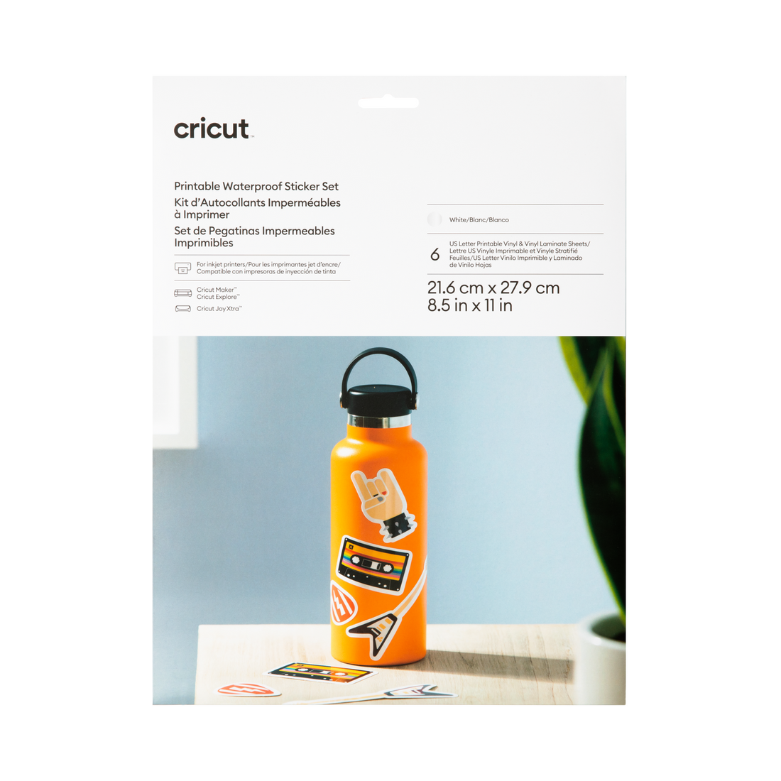  Cricut Clear Printable Sticker Paper Bundle - DIY