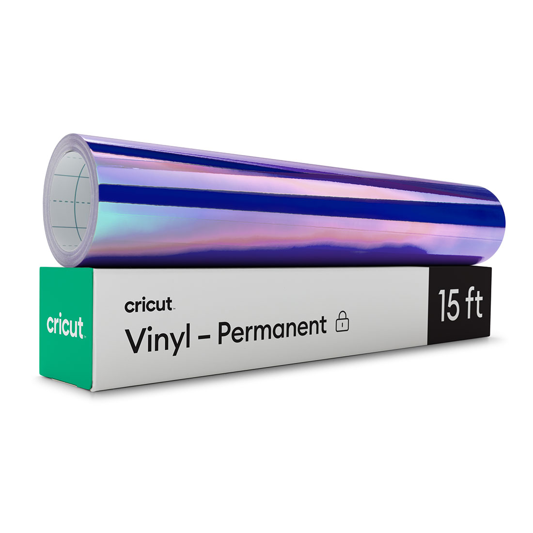 Holographic Vinyl White Opal Permanent Vinyl for Cricut - 12 Inch