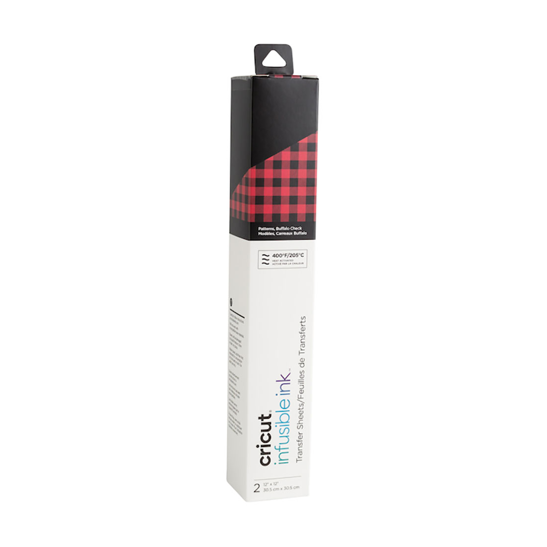 Feuilles Infusible Ink Cricut - Motif Buffalo Check, 2 Feuilles, Pour Presse à Mug Et Transfert Chaud, Couleurs Vives Durables