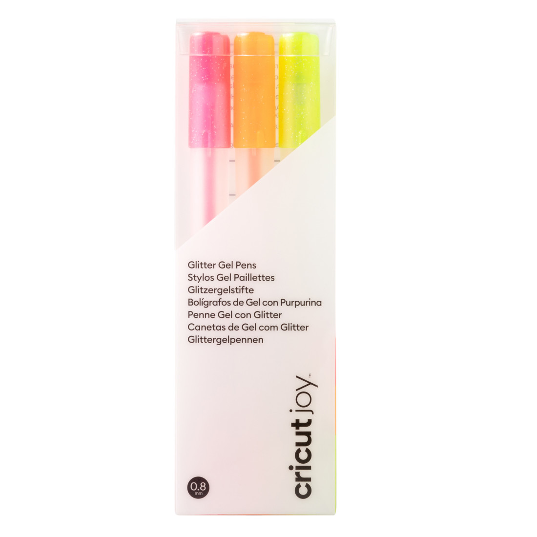 Cricut Joy™ Glitter Gel Pens 0.8 mm, Rainbow (10 ct)