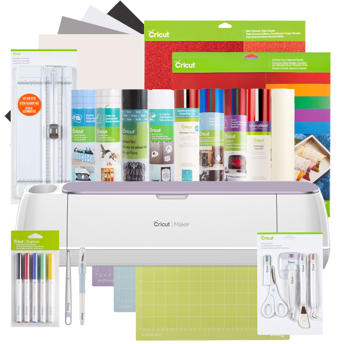 Cricut Maker 3 + Everything Materials Bundle, Lilac Cricut Shop