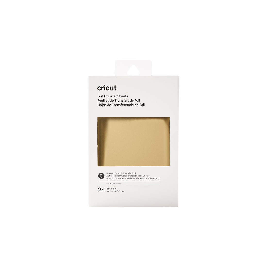 Cricut 8ct Foil Transfer Sheets - Gold : Target