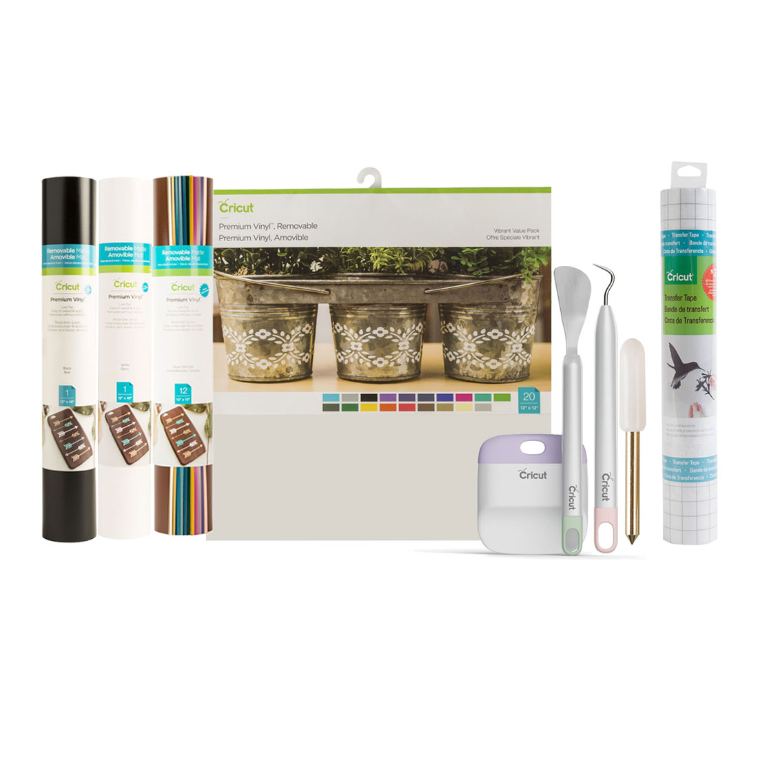 Cricut Removable Vinyl Essentials Bundle For Craft Projects
