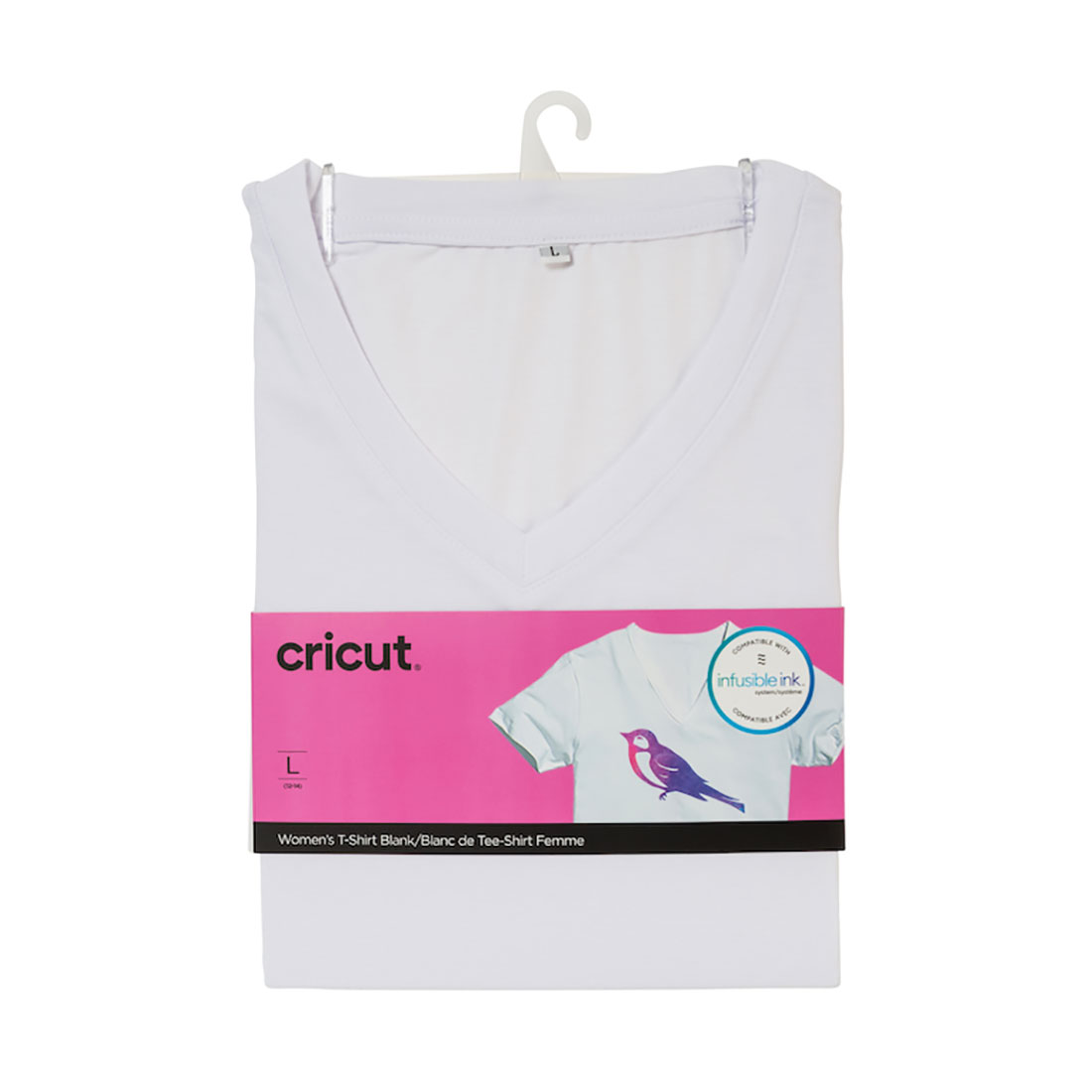 Cricut Womens Women's T-Shirt Blank Tshirt Medium, White, Medium US