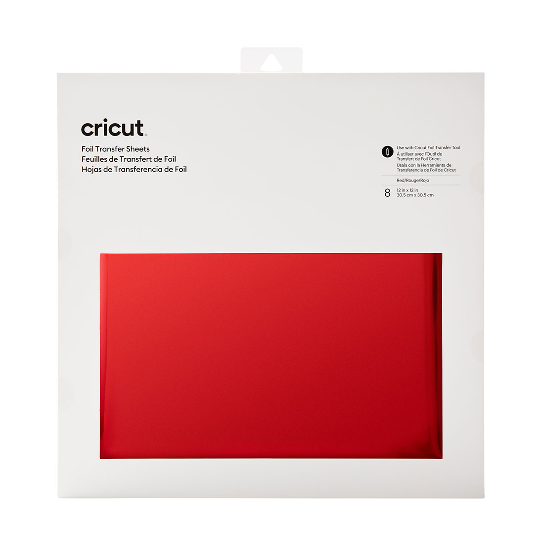 Foil Transfer Sheets, Red (8 ct) Cricut Shop